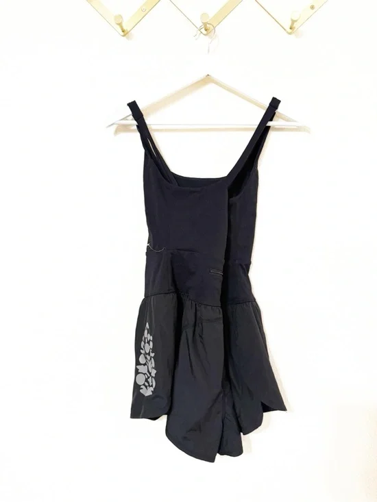 Free People FP Movement Righteous Reflective Logo Runsie Romper Size - Picture 7 of 10